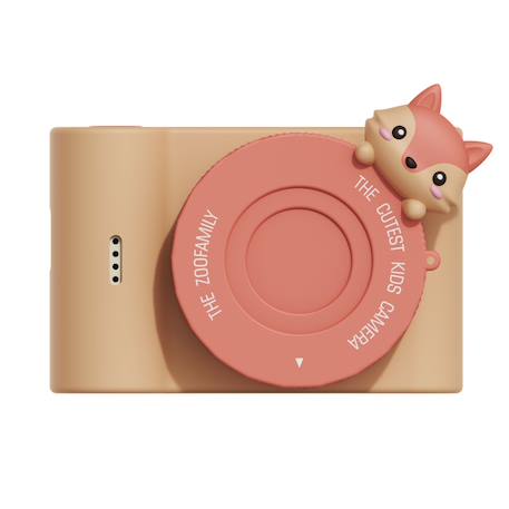 Appareil photo urbain renard Orange, rose 1 - vertbaudet enfant 