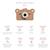 Appareil photo ours Marron, noir, rouge 3 - vertbaudet enfant 
