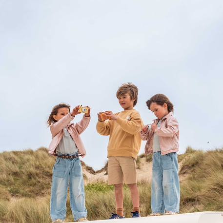 Appareil photo girafe Jaune, marron, rouge 5 - vertbaudet enfant 