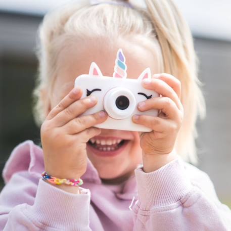 Appareil photo licorne Blanc, rose, bleu 6 - vertbaudet enfant 