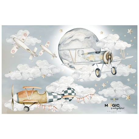 Planche de stickers enfants - avions White 2 - vertbaudet enfant 