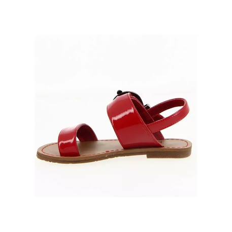Sandales fille les p'tites bombes Rouge 3 - vertbaudet enfant 