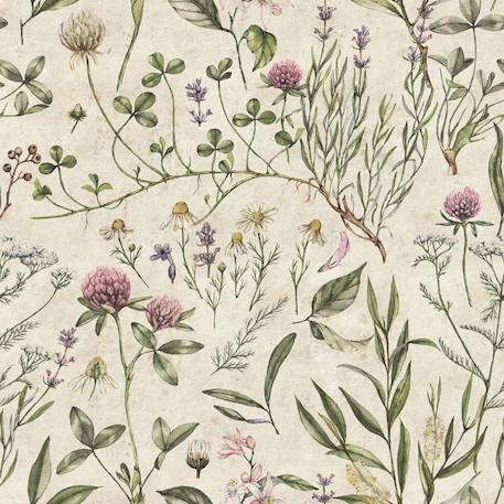 Papier peint enfants jardin botanique Beige 2 - vertbaudet enfant 