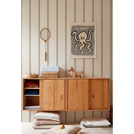 Papier peint classic stripes Beige 1 - vertbaudet enfant 