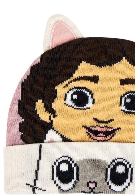 Bonnet gabby's dollhouse avec applications à points Blanc 3 - vertbaudet enfant 