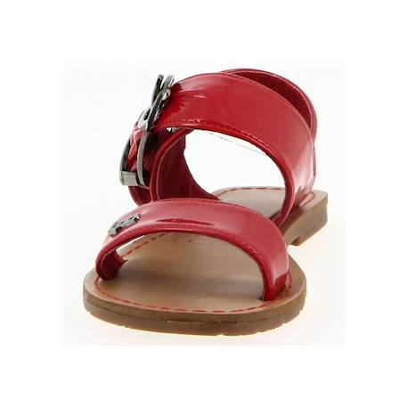 Sandales fille les p'tites bombes Rouge 6 - vertbaudet enfant 