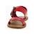 Sandales fille les p'tites bombes Rouge 6 - vertbaudet enfant 