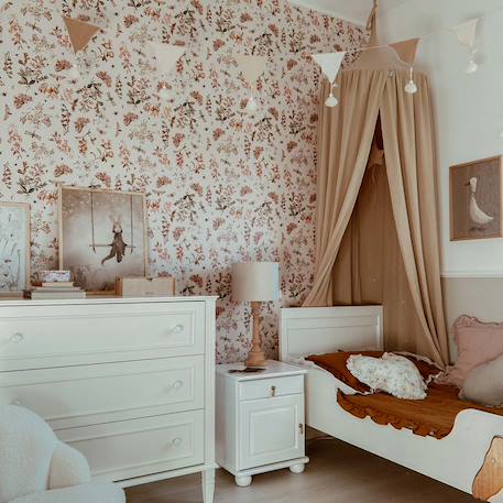Papier peint enfant dans un verger Beige 1 - vertbaudet enfant 