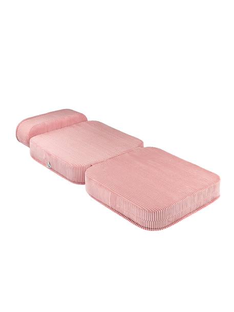 Fauteuil pliant enfant - pouf convertible en velours côtelé Blueberry blue+Brown sugar+Marshmallow+Peppermint green+Pink mousse+Toffee 28 - vertbaudet enfant 