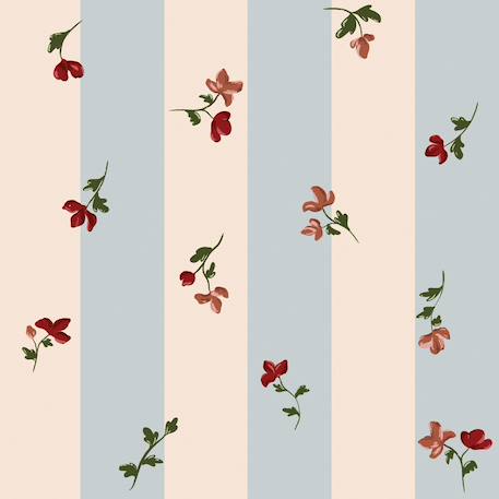 Papier peint fleurs de paris en rayures Pink 1 - vertbaudet enfant 