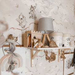 Linge de maison et décoration-Décoration-Papier peint enfants au pays des cignes