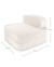 Fauteuil pliant enfant - pouf convertible en velours côtelé Blueberry blue+Brown sugar+Marshmallow+Peppermint green+Pink mousse+Toffee 16 - vertbaudet enfant 