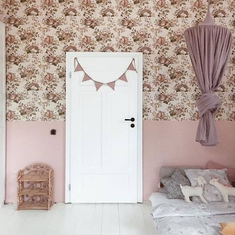 Papier peint sleepy animals Beige 3 - vertbaudet enfant 