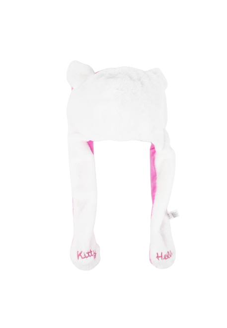 Chapeau à pois appliqués hello kitty Blanc 2 - vertbaudet enfant 