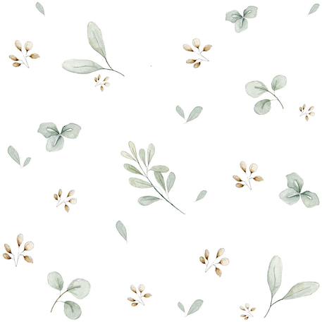 Papier peint enfant mini feuilles Green 2 - vertbaudet enfant 
