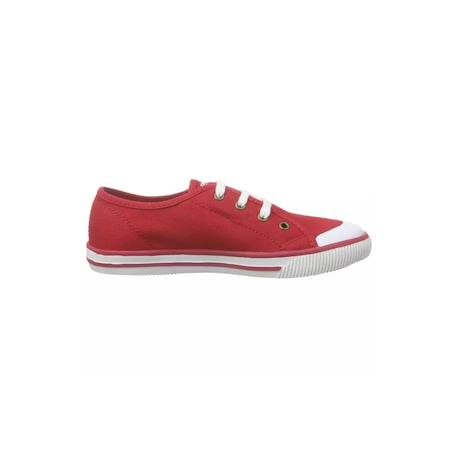 Baskets à lacets textile Enfant gong Rouge 1 - vertbaudet enfant 