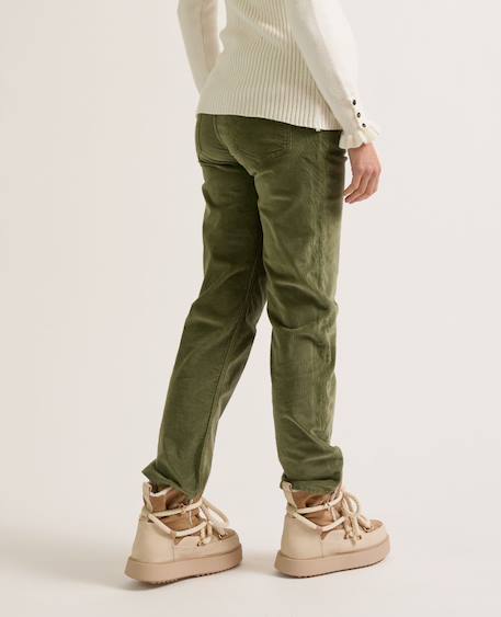 Pantalon droit de maternité william Kaki 4 - vertbaudet enfant 