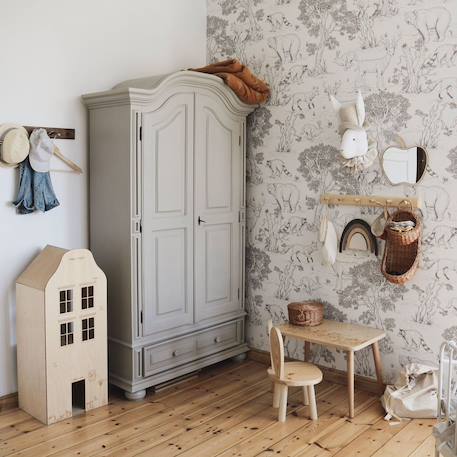 Papier peint enfants animaux de la forêt White 1 - vertbaudet enfant 