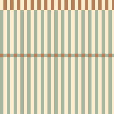 Papier peint enfants rayures aventure forêt Beige 2 - vertbaudet enfant 