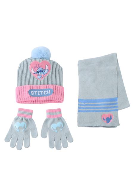 Ensemble écharpe stitch de 3 pièces Multicolor 1 - vertbaudet enfant 