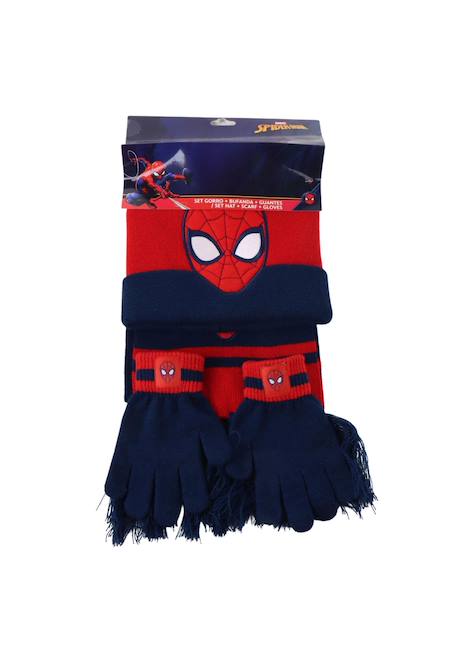 Ensemble écharpe spider-man de 3 pièces Rouge 4 - vertbaudet enfant 