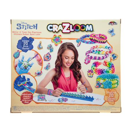 Kit Atelier de bracelets élastiques stitch Multicolore 4 - vertbaudet enfant 