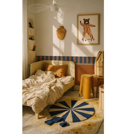 Frise murale nostalgia check Beige 2 - vertbaudet enfant 