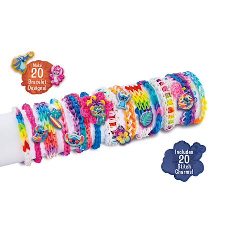Kit Atelier de bracelets élastiques stitch Multicolore 3 - vertbaudet enfant 