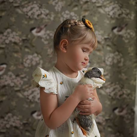 Papier peint enfants oiseaux et printemps Green 1 - vertbaudet enfant 