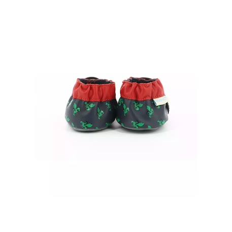 Chaussons cuir Bleu 6 - vertbaudet enfant 