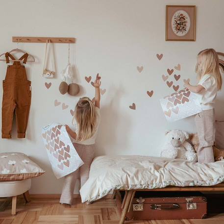 Planche de stickers - cœurs Beige 2 - vertbaudet enfant 