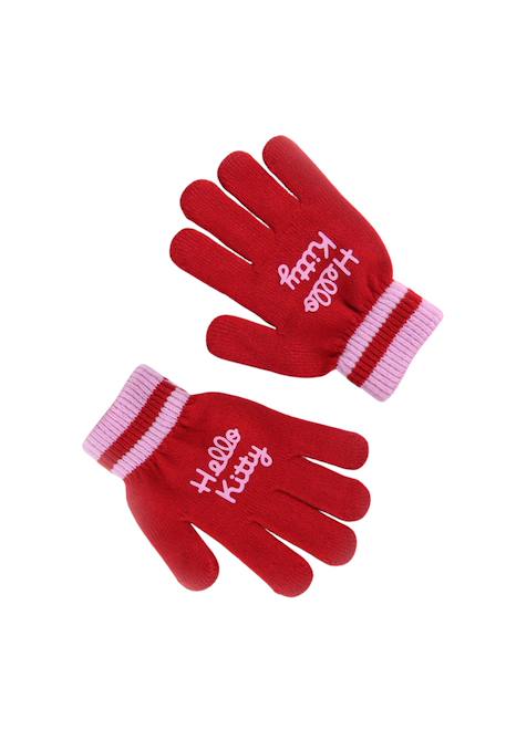 Ensemble écharpe hello kitty de 3 pièces Rouge 3 - vertbaudet enfant 