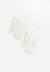 Lot de 2 bodies bébé manches longues ouverture croisée perle Ecru 1 - vertbaudet enfant 
