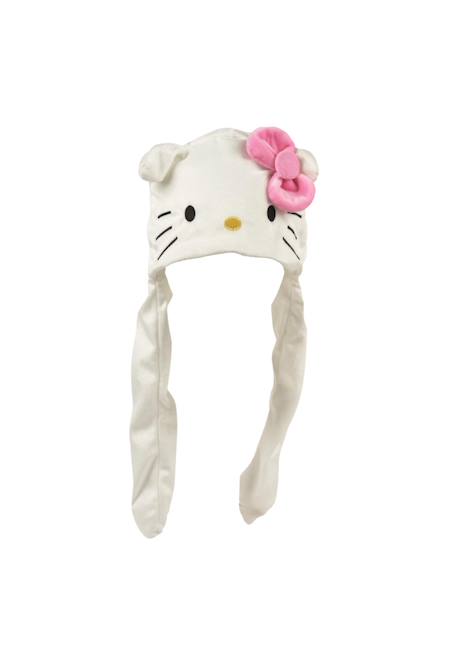 Chapeau à pois appliqués hello kitty Blanc 1 - vertbaudet enfant 