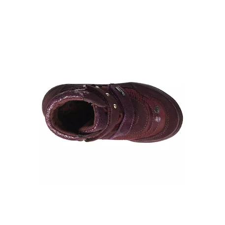 Bottines cuir, synthétique Bordeaux 6 - vertbaudet enfant 