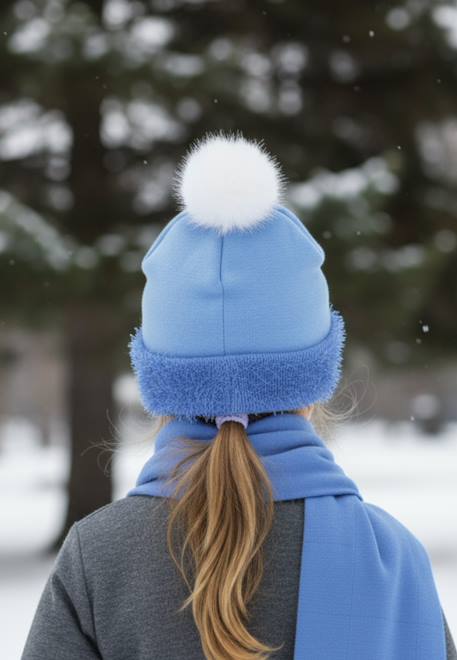Ensemble écharpe la reine des neiges de 3 pièces Light blue 6 - vertbaudet enfant 