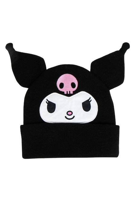 Bonnet à pois hello kitty Noir 1 - vertbaudet enfant 
