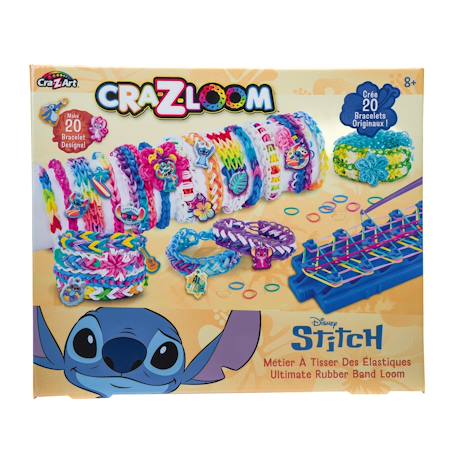 Kit Atelier de bracelets élastiques stitch Multicolore 1 - vertbaudet enfant 