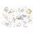 Planche de stickers enfants- petits lapins blanches Brown 2 - vertbaudet enfant 
