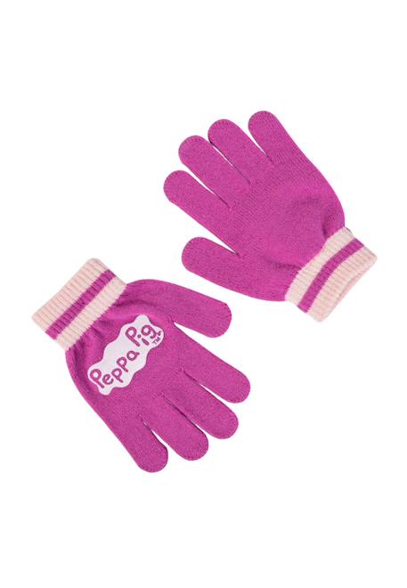Ensemble 2 pièces peppa pig - bonnet et gants Rose 3 - vertbaudet enfant 