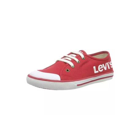 Baskets à lacets textile Enfant gong Rouge 2 - vertbaudet enfant 