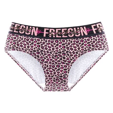 Lot de 3 culottes  leopard Beige/kaki/noir/gris/fushia 4 - vertbaudet enfant 