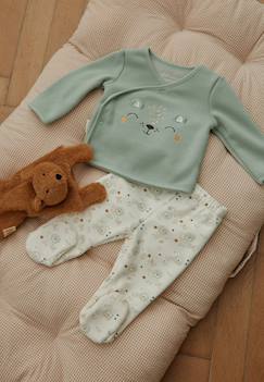 -Ensemble bébé gilet et pantalon en molleton ultra chaud kenya