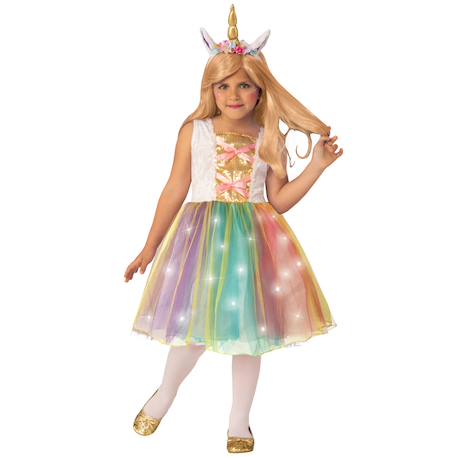 Déguisement licorne lumineuse Blanc 1 - vertbaudet enfant 