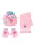 Ensemble écharpe peppa pig de 3 pièces Rose 1 - vertbaudet enfant 