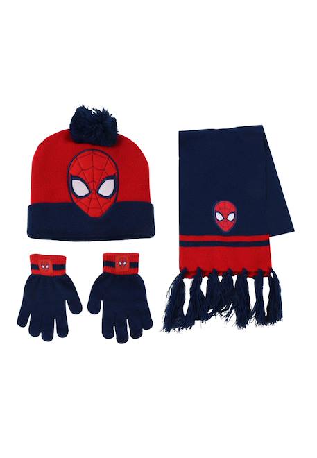 Ensemble écharpe spider-man de 3 pièces Rouge 1 - vertbaudet enfant 