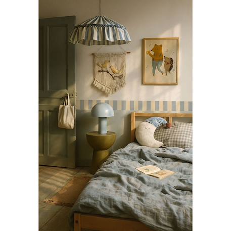 Frise murale nostalgia pastel Beige - Bleu+Beige - Bleu Ciel+Beige - Bleu clair+Beige - Marron+Beige - Rouge+Bleu - Marron+Bleu Ciel - Bleu+Marron - Bleu+Marron - Rose 4 - vertbaudet enfant 