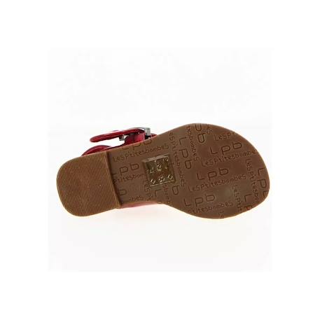 Sandales fille les p'tites bombes Rouge 5 - vertbaudet enfant 