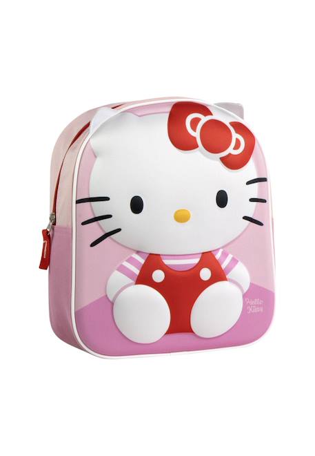 Sac à dos pour enfants avec applications 3d - hello kitty Blanc 1 - vertbaudet enfant 