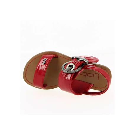 Sandales fille les p'tites bombes Rouge 4 - vertbaudet enfant 
